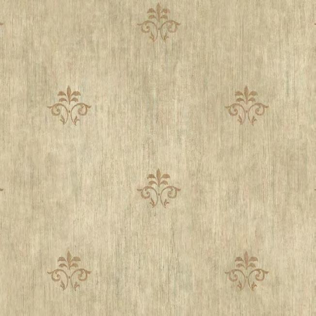 CLASSIC FLEUR DE LIS TEXTURE An exercise in simplicity, this wallpaper has a vertical striae pattern and a gently glowing surface.