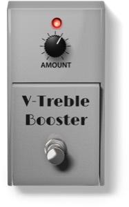 EFFECTS V-Treble Booster It s the most famous treble booster circuit, originally integrated into the amplifiers of a British manufacturer.