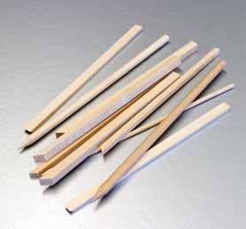 Wood Sticks & Diamond Foil Wood Sticks & Diamond Foil Our wood sticks are made of select balsa (very soft) and white birch (soft).
