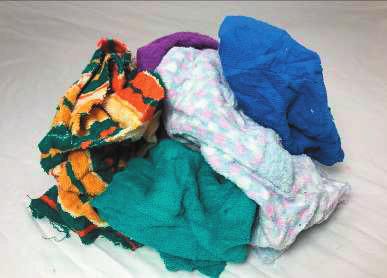 CURRENTLY A SPECIAL ORDER ITEM ~6 Pieces/LB Recycled White Flannel / Bath Blankets Also called Soakers these wiping rags come from recycled bath blankets and are soft