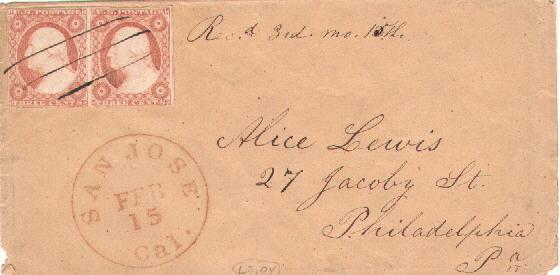 1847: First US postage stamps sold to customers at post offices. Why?
