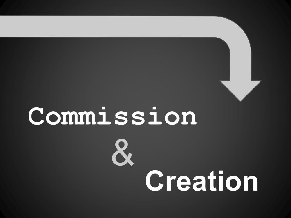 II. Commission and Creation - commissioning someone to create a totem pole is the first