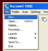 Q. How do I create a document using Kurzweil 1000? A.