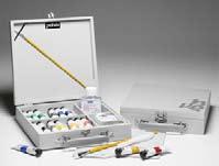 25 Basics Painters Box Set A black wooden box containing 8 x 22mL Tubes of BASICS Acrylic Color, 2 Synthetic Brushes, 2 Sketching Pencils, 2 Painting Boards, a Mixing Palette,