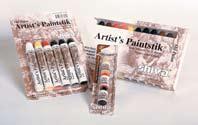 Oil & Alkyd Colors Oil Paintsticks Shiva paintsticks are real paint in a solid form! They can be spread or blended with fingers, brushes or turpentine.
