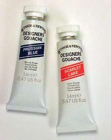 Watercolor & Gouache Colors Designers' Gouache Colours Brilliant, smooth, opaque; covering power makes Designers colours superior to any poster color or ordinary gouache.