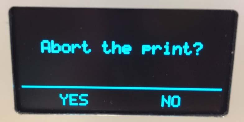 By selecting Tune the printer settings can be modified such as print speed