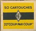 CARTOUCHERIE FRANCAISE Coup Par Coup Issues L-l.22 LONG (NO POWDER).