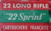 CARTOUCHERIE FRANCAISE 22 SPRINT Issues LR-5.22 LONG RIFLE (HOLLOW POINT).