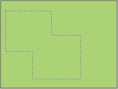 The selection border expands to include the area you added (Figure 9).