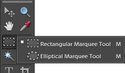 Using the marquee tools The Rectangular Marquee tool draws square or rectangular selection borders, and the Elliptical Marquee tool draws round or elliptical selection borders (Figure 3).