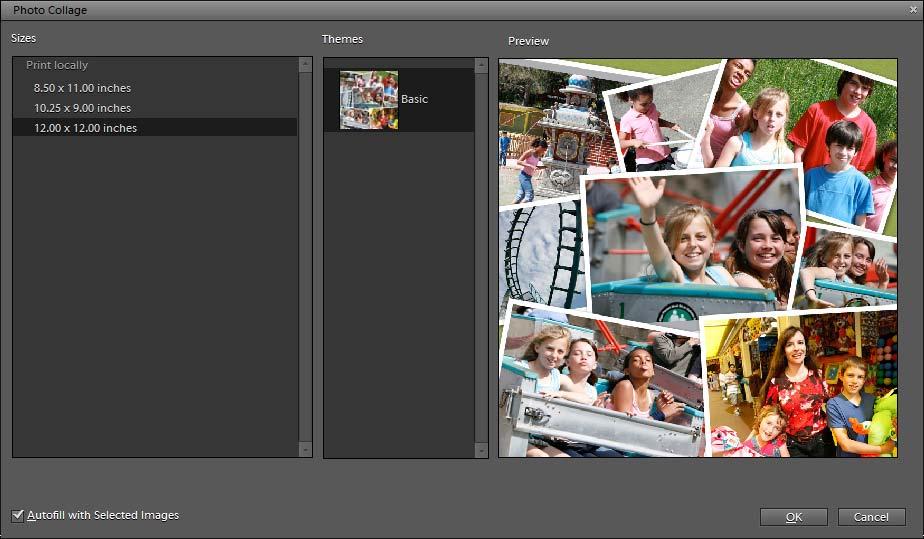 How to create collages and photo books You can use your photos in creative projects, such as slide shows and photo books, and share them with family, friends, and fellow students.