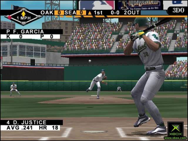 Sports Games: Know the Game Screen shot from High Heat Major League Baseball 2004.