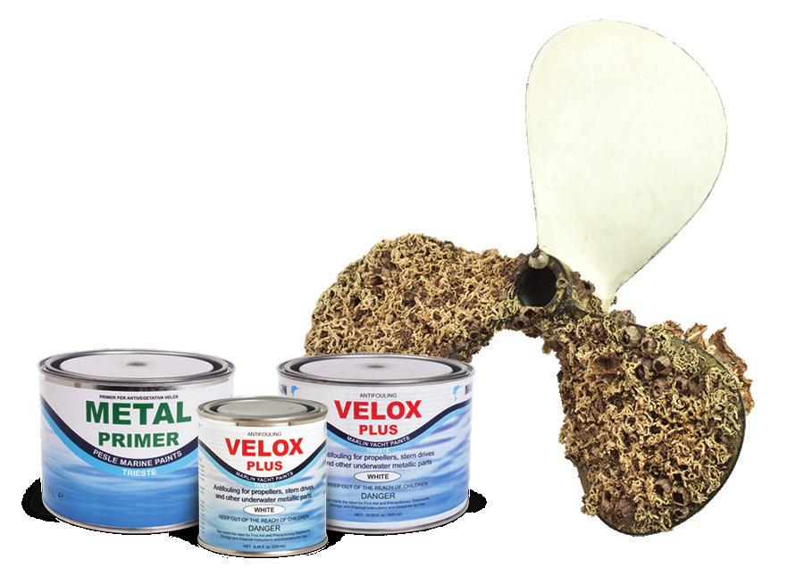 Velox Plus Advantages, Features & Benefits Velox Plus works because of excellent adhesion to metal below the waterline.
