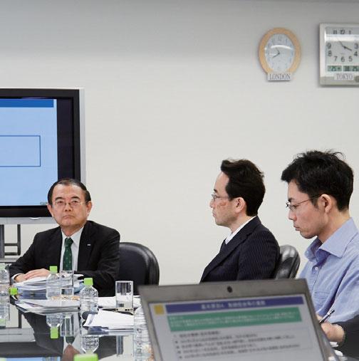 Held June 2015 Small Meeting with Investors Dialogue Between an External Director and Institutional Investors In conjunction with the launch of the Tokyo Stock Exchange Corporate Governance Code, the