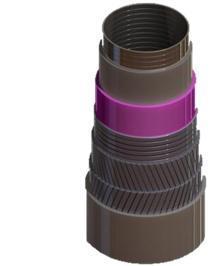 corrosion Anti H 2 S Layer Flexible Pipe Pressure sheath Anti H 2 S sheath Steel Layers Carbon