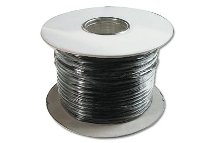 066781 / AT-K 1803 100M 8-wires TV coaxial raw cable, 75 Ohm Attenuation at 20 C in db/100m (in average): 100 MHz - 7,0 db 1000 MHz - 25,0 db 200