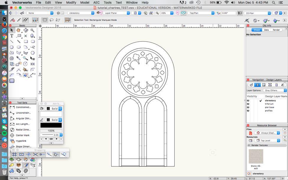 6. Select all clerestory components and go to Modify > Create Symbol.