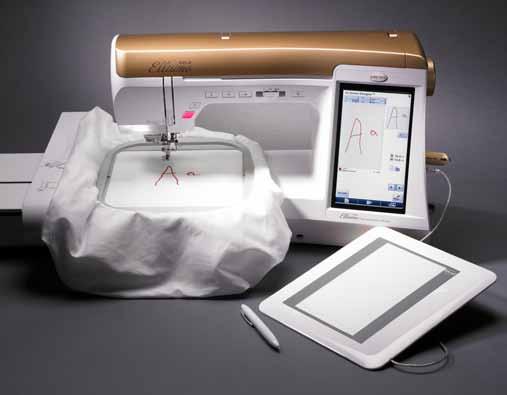 Now you can produce your own embroidery designs with the SketchPad Digital Tablet.