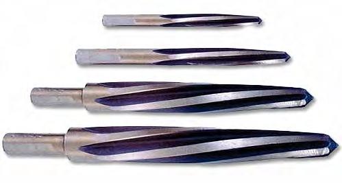 MAGNUM 4 PIECE HOLE BUSTER REAMER SET The Magnum 4 piece reamer set is made of a special high-tungsten tool steel and they are razor sharp.