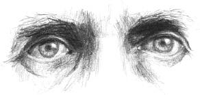 Expression of Age An elderly person s eyes may be set deep in their sockets.