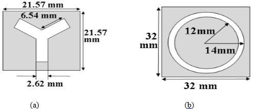 Same type of aperture element with same dimension is printed on both side of the dielectric. This double layer annular ring type is also fabricated and measured practically.