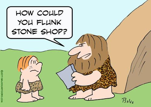 3. On a overhead Projector or SmartBoard, etc, display the cartoon of Caveman and Son s Report Card. 4. 10 Minutes Pair students together and have them discuss various questions on the cartoon.