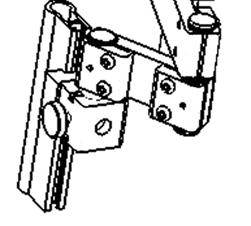Attach Slotted Mount Block by inserting large T-Wrench with screw into Attachment Hole and turning hex wrench clockwise.