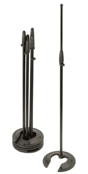 Microphone / STANDS Microphone / STANDS C. Round Base Mic Stand MS7201B / 10691 / Black MS7201C / 10692 / Chrome C.