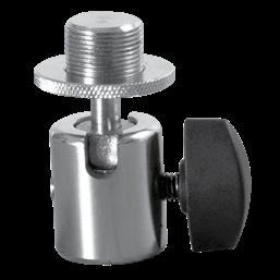 threaded studs accept a variety of mic stand