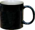 11oz Colour Changing Mug: Black Height: 95 mm Diameter: 81 mm Weight: 400
