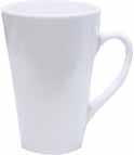 Your Image Appears Sublimation Mugs Latte 11: Height: 90 mm Diameter: 81