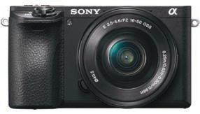 SONY ALPHA A6300 Includes 16-50mm lens SONY ALPHA A6500 Includes 16-50mm lens 425 AF points High-density Tracking AF 11 fps continuous shooting Step up to touch screen control and in-body 5 axis