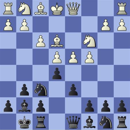 exd5 [11.Nxd5 Nxd5 12.Qxd5 Qb6 with compensation] 11...Nc6?? A blemish on this game, but Szukszta failed to find the refutation. [11...Re8 with dynamic equality] 12.