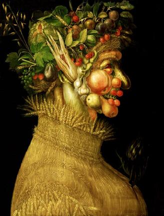 It is Summer painted by Giuseppe Arcimboldo.