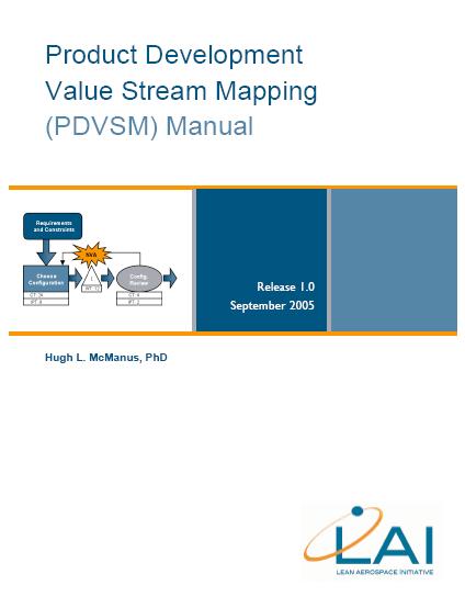 Value Stream Mapping Applied to Product Development Same basic techniques apply Flows are knowledge and information flows rather than physical products Process steps may overlap or involve planned