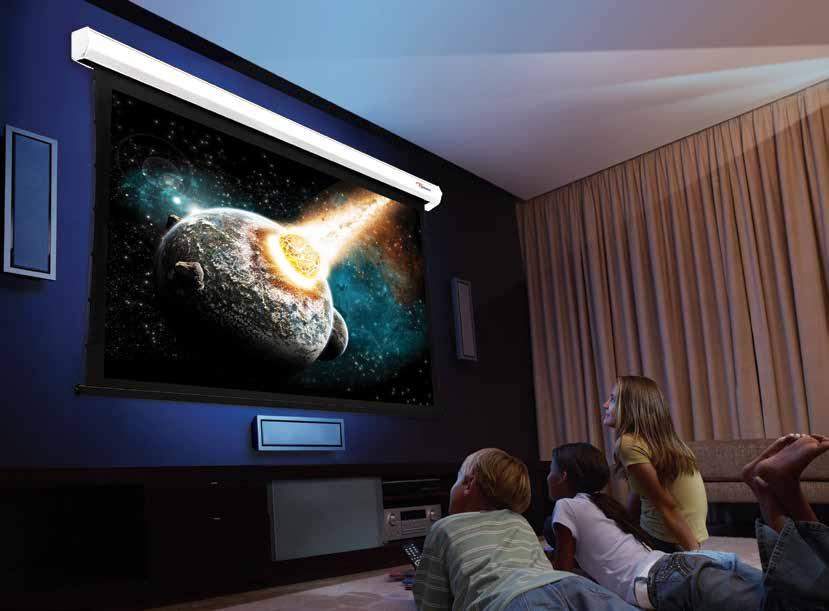 This screen features PS HD flexible fabric with a unique layer of special diamond patterns on its surface specifically designed to bring out the best from a projector and enhance picture quality and