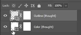 double click the balloon layer (it s a smart object). This will open a new document. Double click the Color layer thumbnail, to change the balloon color (default = white).