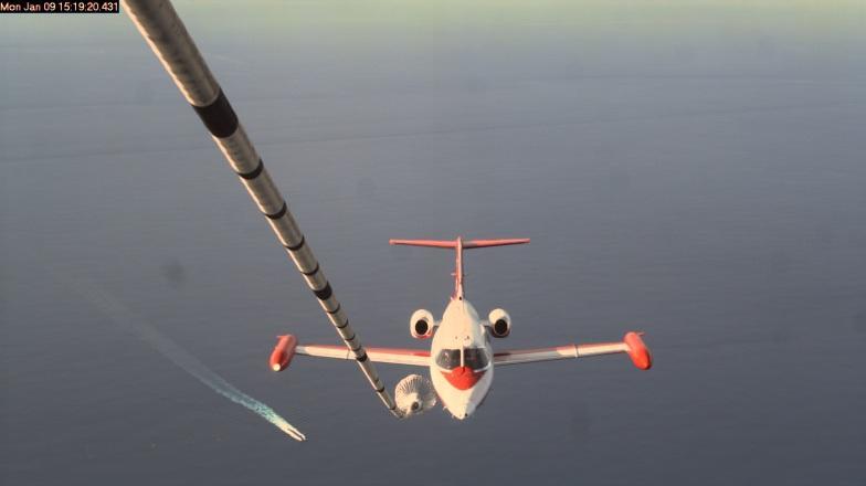 Two precursor flight tests were performed for NGC during which the IFS Learjet performed rendezvous and station keeping maneuvers that demonstrated fully autonomous control around a second Learjet