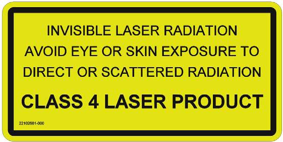 Specifications General Laser Head Dimensions (L x W x H) 989 x 276 x 177.6 mm (38.9 x 10.9 x 7.0 in) Exit beam location and reference (W x H) 78 x 139.7 mm (3.1 x 5.
