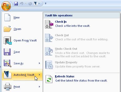 Because Autodesk Vault allows you to store every file related to your project, such as Word documents, e-mails, and spreadsheets, you should also use the Vault tool to manage files that are not