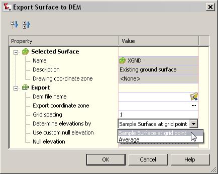Figure 4: Optimizing settings for an exported DEM file Working with Contour Data Edit your input data to include only the essential regions.