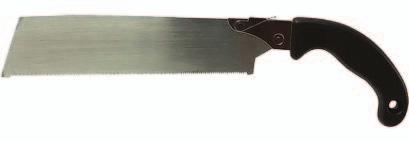 It is sometimes called a Japanese saw. The blade is unusually thin and the teeth have no set (deviation from a straight line). Uses: Cutting overhead, where use of a heavier saw would be tiring.
