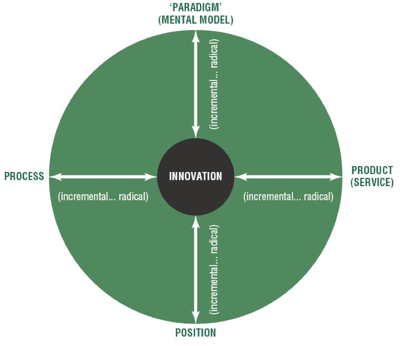 Picture 1 The 4P Innovation Model (Tidd & Bessant, 2009) In their original application Francis and Bessant (2005) proposed to use the model as a classification of innovation ideas.