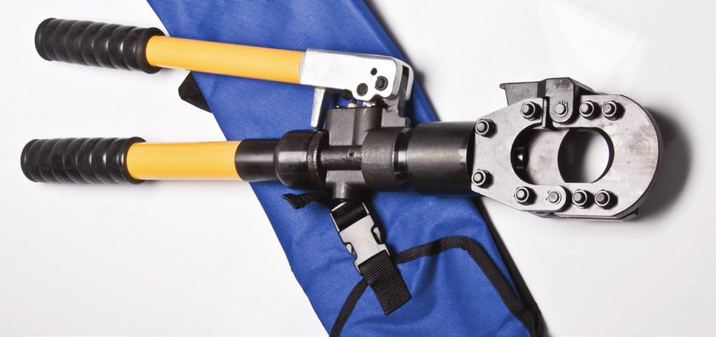 E Cable Preparation & ing Hydraulic Cable tters CHC 1* A hand operated hydraulic cutting tool designed for cutting copper and aluminium cables up to a