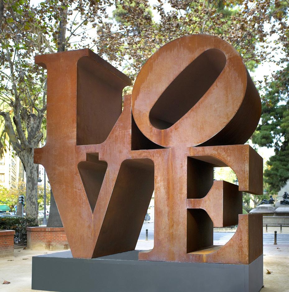 Stop 3 Robert Indiana, Love, 1966 1998 Robert Indiana s Love sculpture is his most famous work of art.