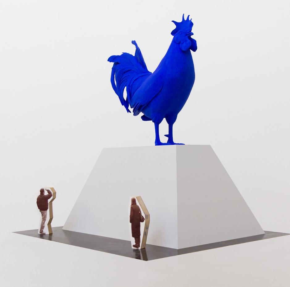 Stop 4 Katharina Fritsch, Hahn (Cock), 2013/2016 Katharina Fritsch is another sculptor who uses everyday things as the subjects of her sculptures.