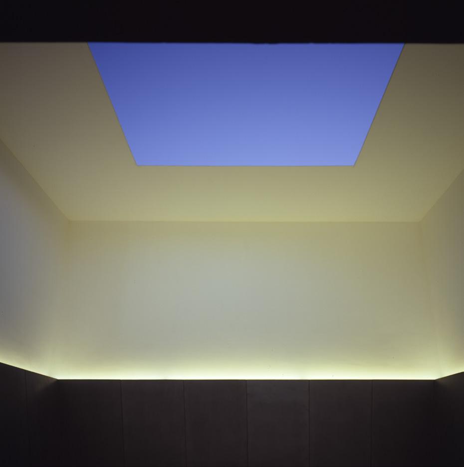 Stop 6 James Turrell, Sky Pesher 2005, 2005 This room, created by artist James Turrell, is a space that is meant to be relaxing.