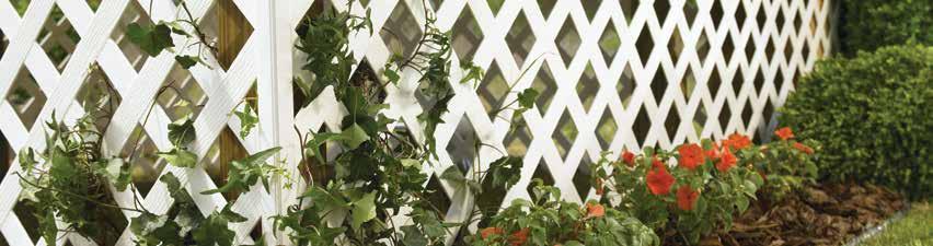 Your Decorative Lattice Options Choose the style and color that best suits your needs.