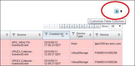 Customize reports Add new columns A Console user can add a new column to a table report.